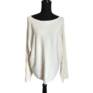 Belldini Winter White Long Sleeve Sweater Size L NWT